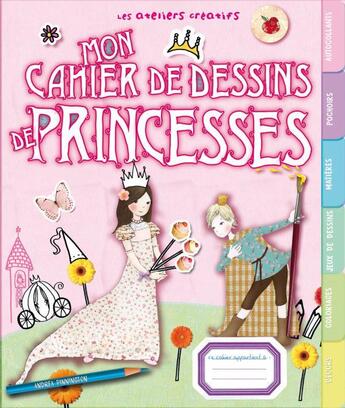 Couverture du livre « Mon cahier de dessins de princesses » de  aux éditions Larousse