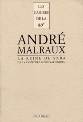 Couverture du livre « La reine de saba - une 