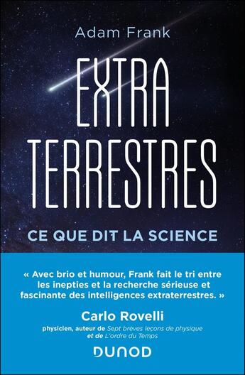 Couverture du livre « Extraterrestres : Ce que dit la science » de Adam Frank aux éditions Dunod