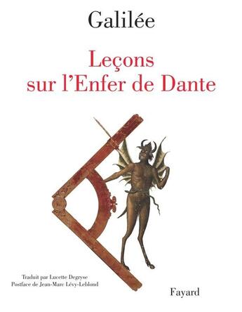 Couverture du livre « Leçons sur l'Enfer de Dante » de Galilee aux éditions Fayard