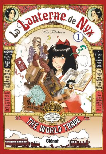 Couverture du livre « La lanterne de Nyx Tome 1 » de Kan Takahama aux éditions Glenat