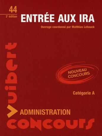 Couverture du livre « Entrée aux i.r.a. » de  aux éditions Vuibert