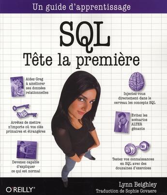 Couverture du livre « SQL tête la première » de Imbert aux éditions Ellipses