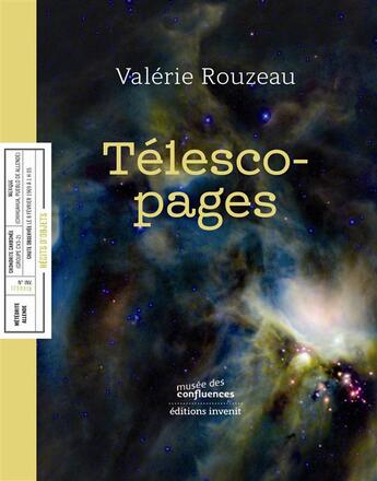 Couverture du livre « Télescopages » de Valerie Rouzeau aux éditions Invenit