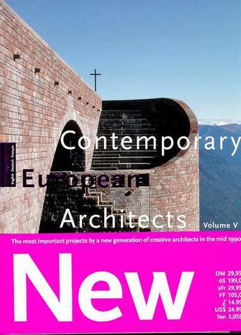 Couverture du livre « Contemporain european architects » de  aux éditions Taschen