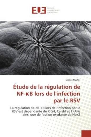 Couverture du livre « Etude de la regulation de nf- b lors de l'infection par le rsv - la regulation de nf- b lors de l'in » de Martel Alexis aux éditions Editions Universitaires Europeennes