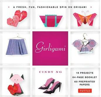 Couverture du livre « Girligami kit origami with a smart and sassy twist! » de  aux éditions Tuttle