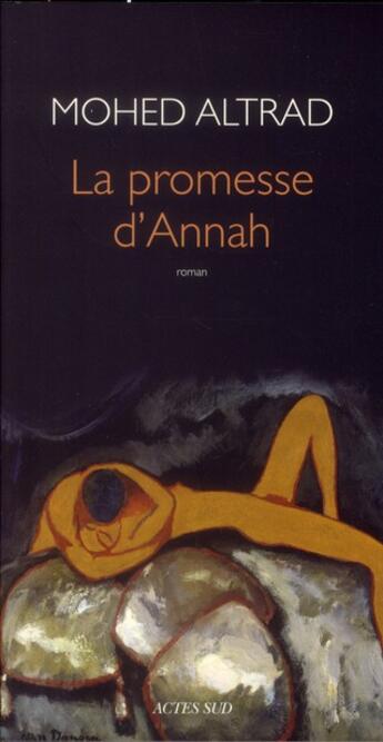 Couverture du livre « La promesse d'Annah » de Altrad Mohed aux éditions Actes Sud