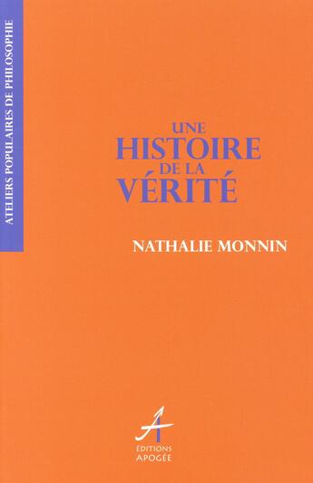 Couverture du livre « Une histoire de la V2RIT2 » de Nathalie Monnin aux éditions Apogee