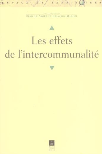 Couverture du livre « Effets de l intercommunalite » de Pur aux éditions Pu De Rennes