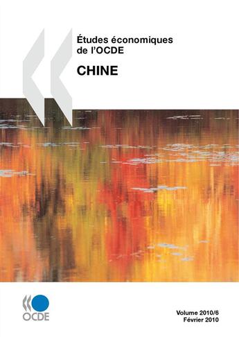 Couverture du livre « Études économiques de l'OCDE ; Chine 2010 » de  aux éditions Oecd