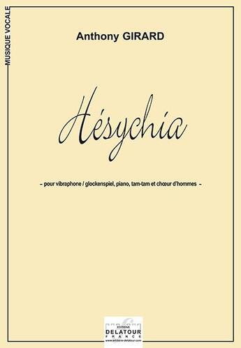 Couverture du livre « Hésychia » de Anthony Girard aux éditions Delatour