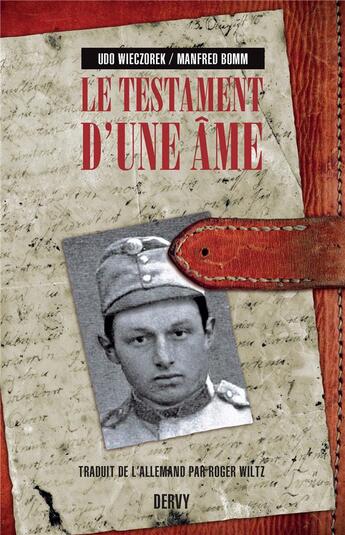 Couverture du livre « Le testament d'une âme » de Udo Wieczorek et Manfred Bomm aux éditions Dervy