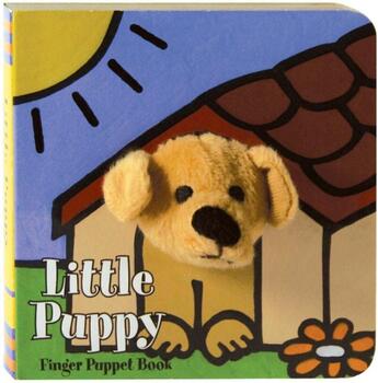 Couverture du livre « LITTLE PUPPY: FINGER PUPPET BOOK » de Image Books aux éditions Chronicle Books