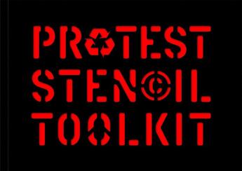 Couverture du livre « Protest stencil toolkit revised edition » de Thomas Patrick aux éditions Laurence King