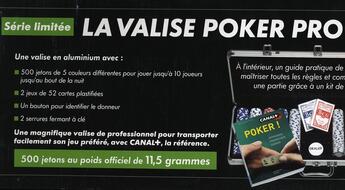 Couverture du livre « Valise Poker » de Sylvain Petitjean aux éditions Hachette Pratique