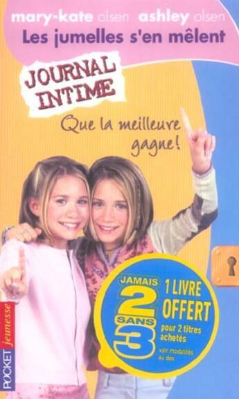 Couverture du livre « Les jumelles s'en melent - tome 10 que la meilleure gagne ! - vol10 » de Banim Lisa aux éditions Pocket Jeunesse