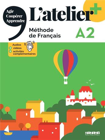 Couverture du livre « L'atelier + niv .a2 (edition 2022) - livre + didierfle.app » de Cocton/Pommier/Rabin aux éditions Didier