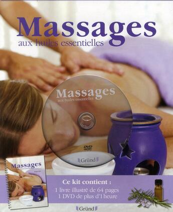 Couverture du livre « Massages aux huiles essentielles » de Hare Margie aux éditions Grund