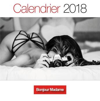 Couverture du livre « Calendrier bonjour madame (édition 2018) » de  aux éditions Carabas