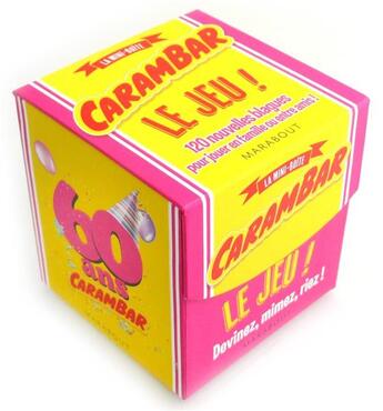 Couverture du livre « La mini-boîte ; blagues carambar ; le jeu ! » de  aux éditions Marabout