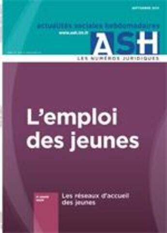 Couverture du livre « L'emploi des jeunes » de Christophe Willmann aux éditions Ash