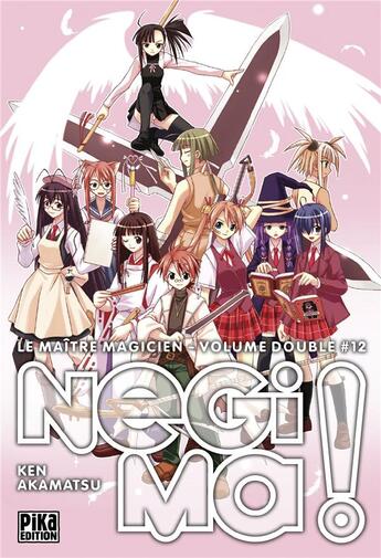 Couverture du livre « Negima ! le maître magicien Tome 23 et t24 » de Ken Akamatsu aux éditions Pika