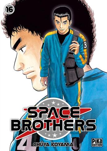 Couverture du livre « Space brothers Tome 16 » de Chuya Koyama aux éditions Pika