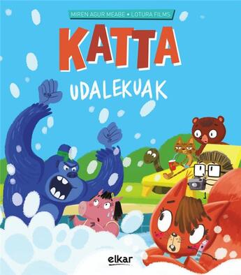 Couverture du livre « Katta Tome 7 : udalekuak » de Miren Agur Meabe aux éditions Elkar