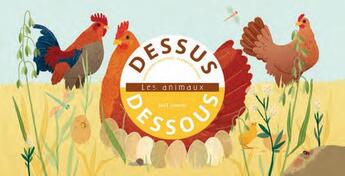 Couverture du livre « Dessus dessous ; les animaux » de Anne-Sophie Baumann et Clemence Dupont aux éditions Seuil Jeunesse