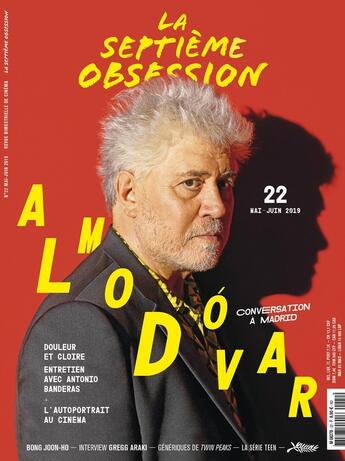 Couverture du livre « La septieme obsession n 22 almodovar - mai/juin 2019 » de  aux éditions La Septieme Obsession