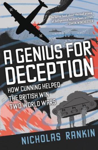 Couverture du livre « A genius for deception: how cunning helped the british win two world w » de Rankin Nicholas aux éditions Editions Racine