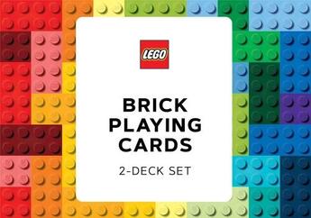 Couverture du livre « Lego (r) brick playing cards » de  aux éditions Chronicle Books