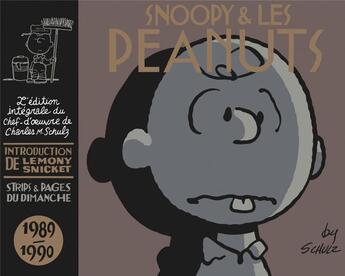 Couverture du livre « Snoopy et les Peanuts : Intégrale vol.20 : 1989-1990 » de Charles Monroe Schulz aux éditions Dargaud