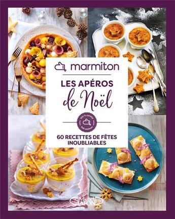 Couverture du livre « Marmiton - Les apéros de Noël » de Marmiton aux éditions Michel Lafon