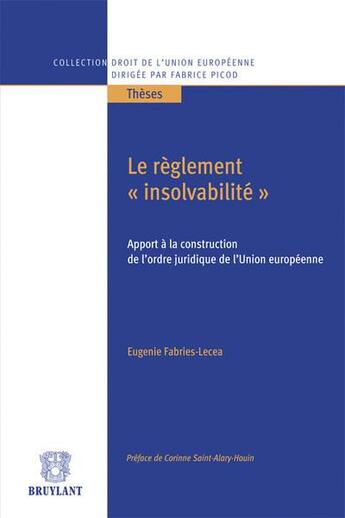 Couverture du livre « Le réglement 