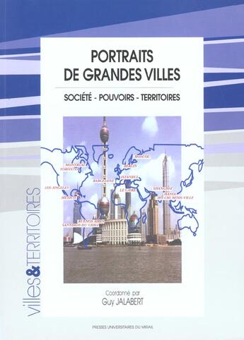 Couverture du livre « Portraits de grandes villes » de Jalabert G aux éditions Pu Du Midi