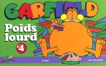 Couverture du livre « Garfield - poids lourd t.4 » de Jim Davis aux éditions Presses Aventure