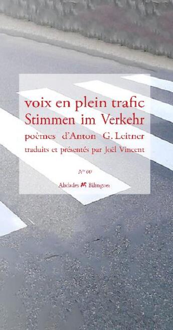 Couverture du livre « Voix en plein trafic » de Anton G. Leitner aux éditions Alidades