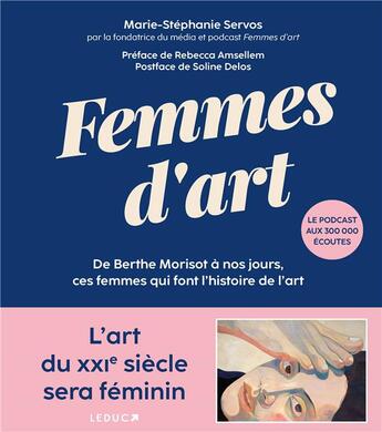 Couverture du livre « Femmes d'art » de Marie-Stephanie Servos aux éditions Leduc