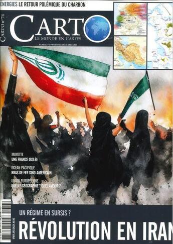 Couverture du livre « Carto n.74 : révolution en Iran » de Carto aux éditions Carto