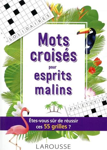 Couverture du livre « Jeux de lettres et mots croisés » de  aux éditions Larousse