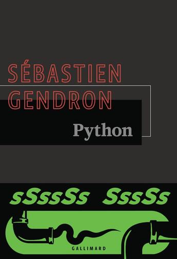 Couverture du livre « Python » de Sebastien Gendron aux éditions Gallimard