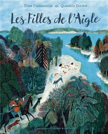 Couverture du livre « Les filles de l'aigle » de Elise Fontenaille et Quentin Duckit aux éditions Gallimard Jeunesse Giboulees