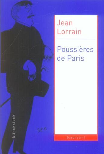 Couverture du livre « Poussieres de paris » de Jean Lorrain aux éditions Klincksieck