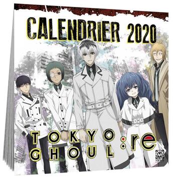 Couverture du livre « Tokyo ghoul ; calendrier (édition 2020) » de  aux éditions Ynnis