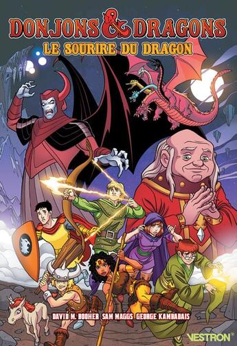 Couverture du livre « Dungeons & Dragons : Le Sourire du Dragon » de Sam Maggs et George Kambadais et Bard David M. Booher aux éditions Vestron