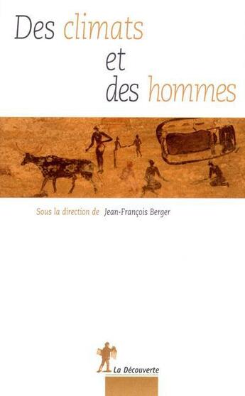 Couverture du livre « Des climats et des hommes » de  aux éditions La Decouverte