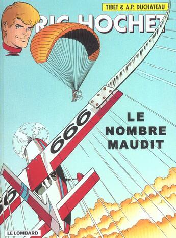 Couverture du livre « Ric Hochet t.67 ; le nombre maudit » de Tibet et Andre-Paul Duchateau aux éditions Lombard