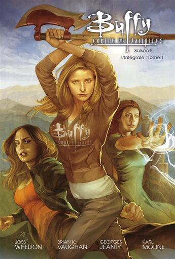 Couverture du livre « Buffy contre les vampires - saison 8 : Intégrale vol.1 : Tomes 1 à 4 » de Brian K. Vaughan et Joss Whedon et Georges Jeanty et Karl Moline aux éditions Panini